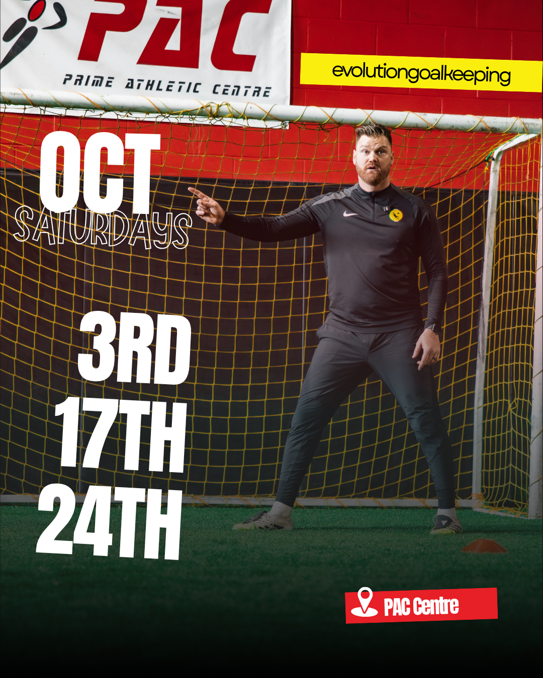 SATURDAY FALL BLOCK: Sep to Oct - Goalkeeper Training