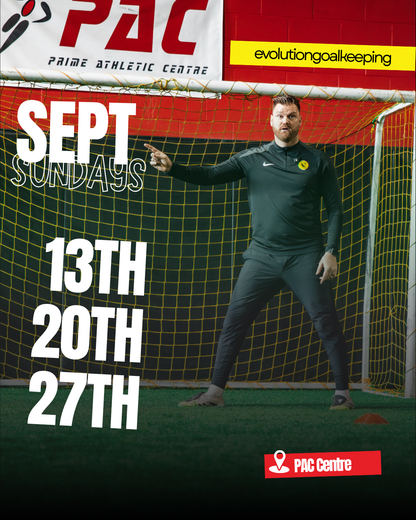 SUNDAYS Fall Block: Sep to Oct - Goalkeeper Training
