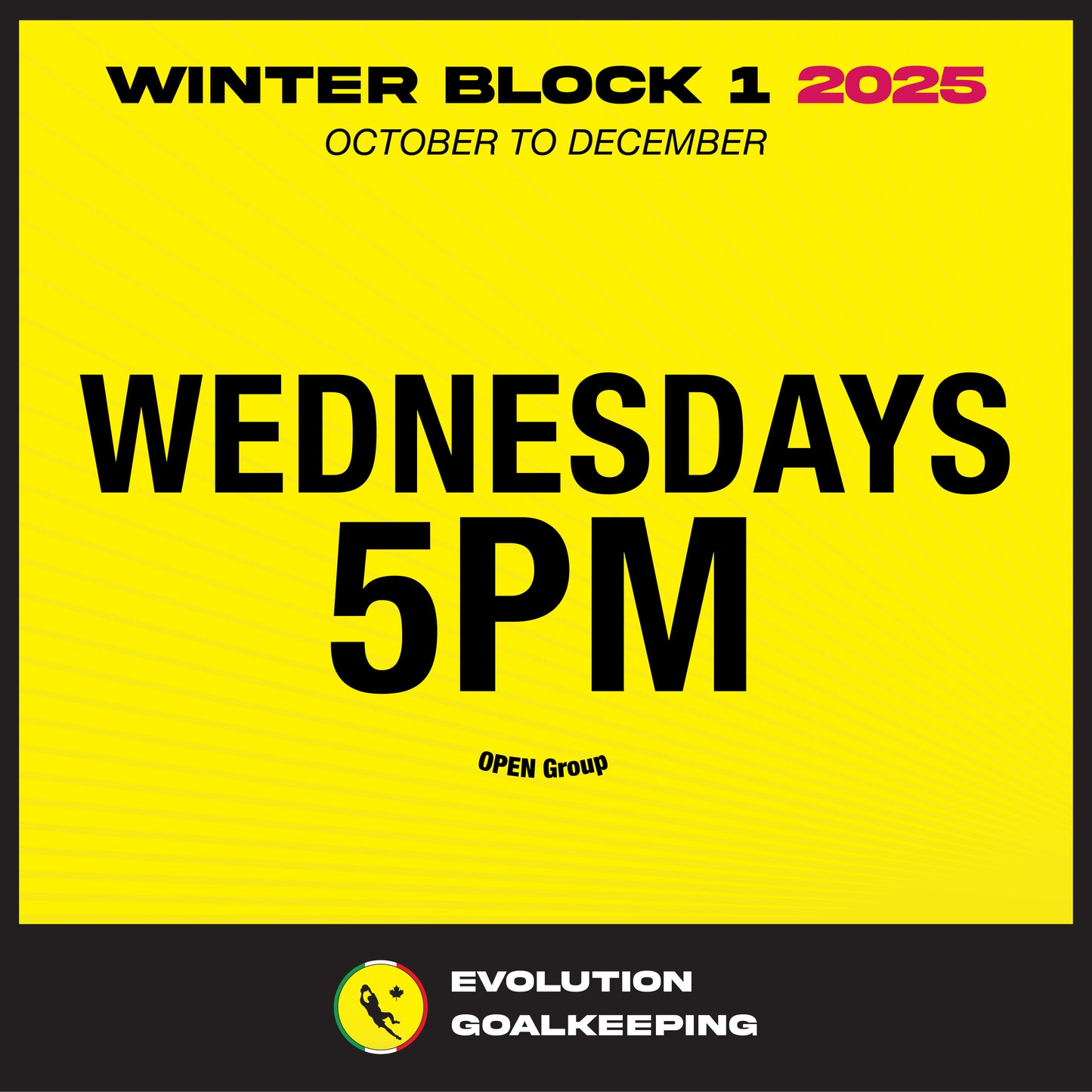 Wednesday GK Training